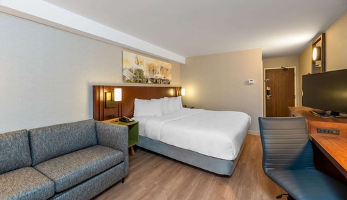 Habitación, 1 cama de matrimonio grande con sofá cama, accesible para personas con discapacidad
