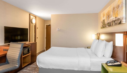 Habitación estándar, 2 camas de matrimonio, frigorífico