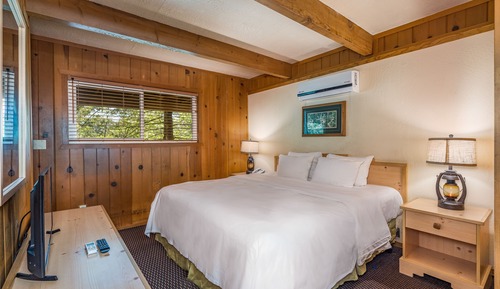 Chalet estándar, 1 cama de matrimonio grande con sofá cama, chimenea