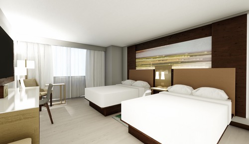 Habitación, 2 camas de matrimonio (Hearing Accessible)