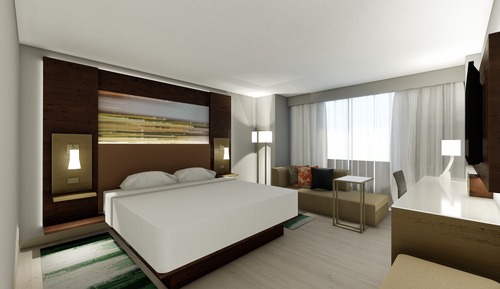 Habitación, 1 cama de matrimonio grande con sofá cama