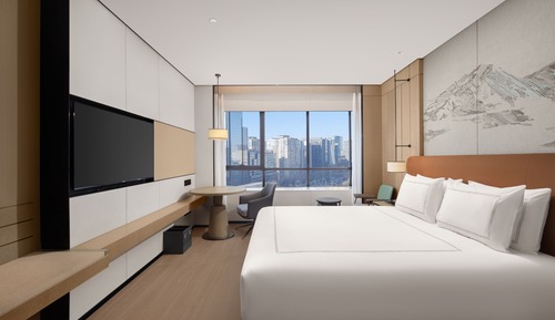 Swiss, Suite ejecutiva, 1 cama de matrimonio grande, vistas a la ciudad