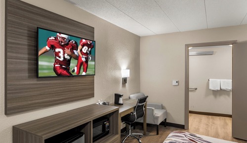 Habitación superior, 1 cama de matrimonio grande, accesible para personas con discapacidad