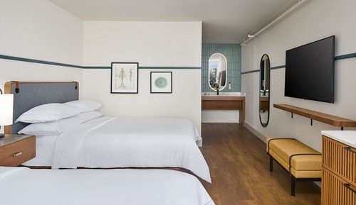 Habitación estándar, 2 camas de matrimonio (Hearing Accessible)