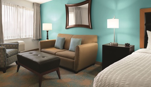 Habitación Premier, 1 cama de matrimonio grande con sofá cama