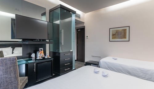 Habitación Confort, varias camas