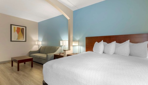 Suite, 1 cama de matrimonio grande, no fumadores, frigorífico y microondas (with Sofabed)