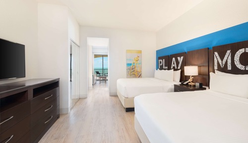 Habitación, 2 camas de matrimonio, frente al mar (Resort)