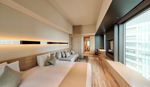 Habitación Deluxe (Executive Floor King  38F wLounge Acc)