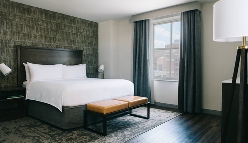 Suite ejecutiva, 1 cama de matrimonio grande con sofá cama, no fumadores, en esquina