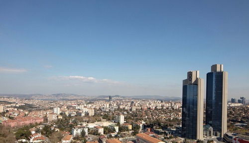 Habitación panorámica, 2 camas individuales, vistas a la ciudad