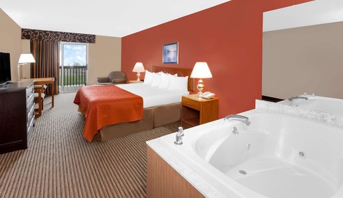 Suite estudio, 1 cama de matrimonio grande, no fumadores, vistas al lago (Hot Tub)