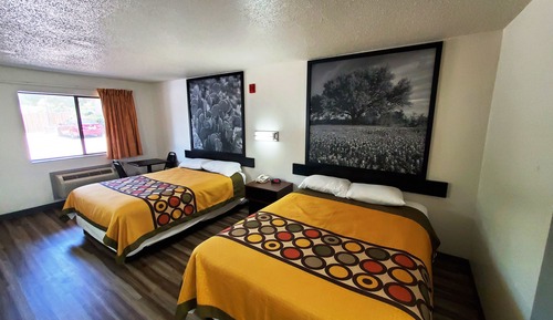 Habitación Deluxe, 2 camas de matrimonio, no fumadores, frigorífico y microondas