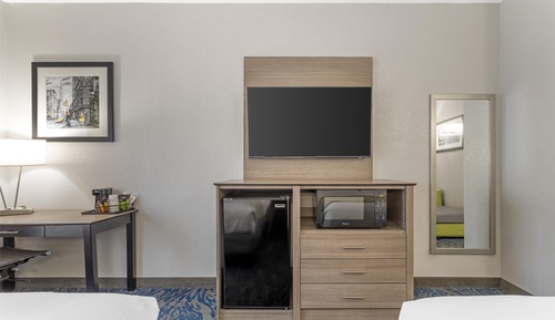 Habitación estándar, 2 camas de matrimonio, no fumadores, frigorífico y microondas