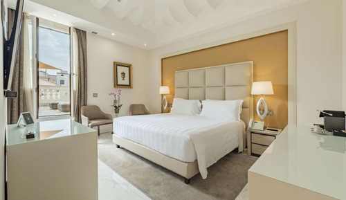 Habitación, 1 cama de matrimonio grande, terraza (Prestige)