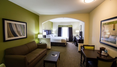 Suite, 1 cama individual, accesible para personas con discapacidad (Comm, Mobil, Tub)