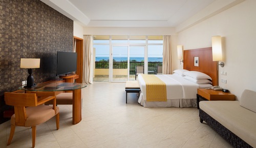 Suite, 1 cama de matrimonio grande, no fumadores, vistas al mar (Balcony)