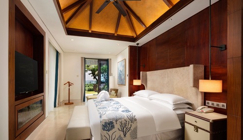 Villa Deluxe, 1 cama de matrimonio grande, no fumadores, vistas al mar