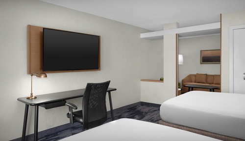 Suite, varias camas, no fumadores (Mobility/Hearing Access, Roll-in Shwr)
