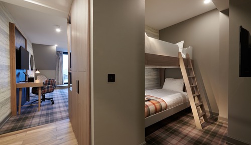 Habitación familiar, balcón (Loch View)