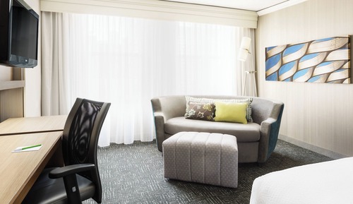 Habitación, 2 camas de matrimonio, no fumadores, vistas a la ciudad