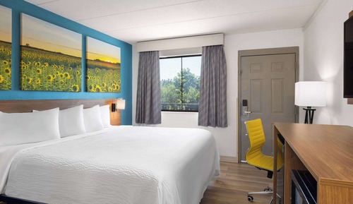 Suite, 1 cama de matrimonio grande, no fumadores (Efficiency, Mobility, Roll-in Shwr)