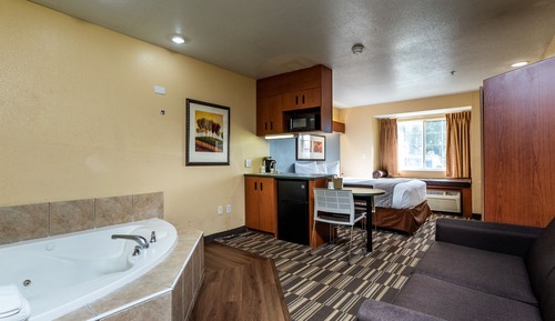 Suite estudio Deluxe, 1 cama de matrimonio, no fumadores (Jacuzzi Suite, No Pets)