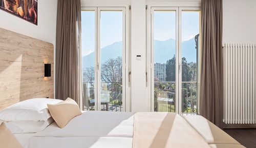Habitación panorámica doble, balcón, vistas al lago