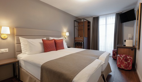 Habitación doble, balcón, vistas al río (17m², big balcony)