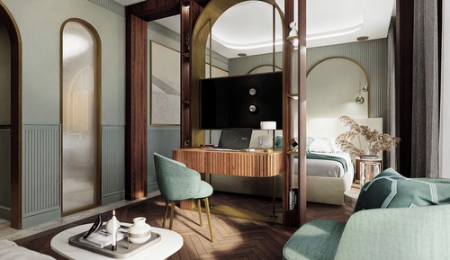 Junior Suite con piscinetta idromassaggio, con vista lago