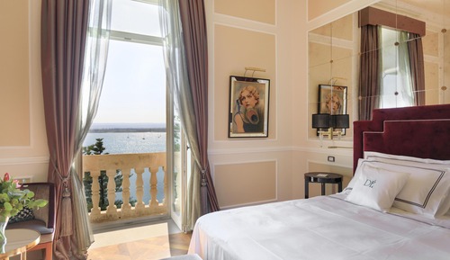 Habitación superior, 1 cama de matrimonio grande, vistas al mar