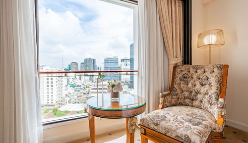 Habitación ejecutiva con 2 camas individuales, vistas a la ciudad