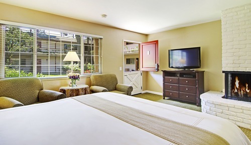 Suite Deluxe, 1 cama de matrimonio grande, chimenea (Pet Friendly)