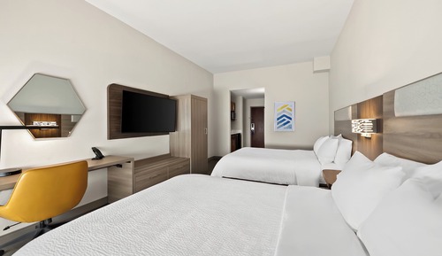 Habitación estándar, 2 camas de matrimonio