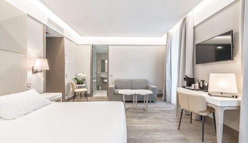 Suite Deluxe, 1 cama doble con sofá cama (4 pax)