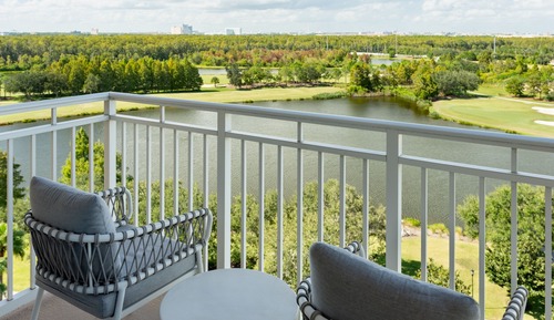 Habitación, 2 camas de matrimonio, no fumadores, vistas al lago