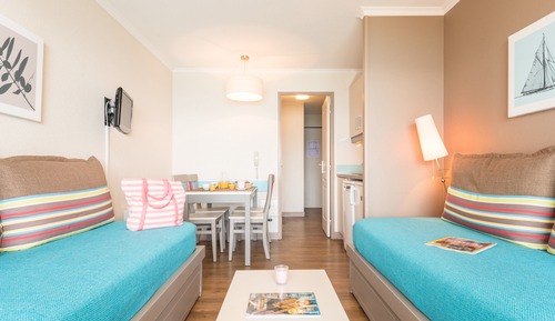 Estudio, balcón, vistas al mar (4 persons, 1 sleeping alcove, A/C)