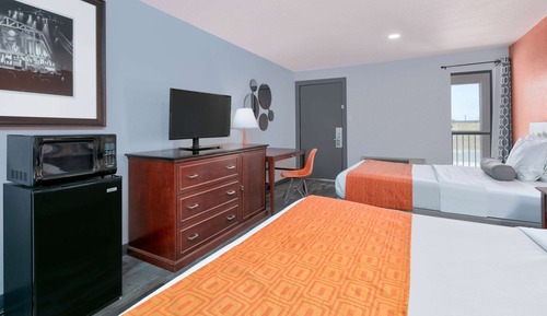 Habitación, 2 camas de matrimonio, accesible para personas con discapacidad, no fumadores
