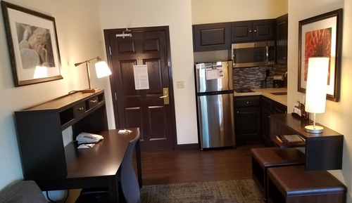 Suite estudio, 1 cama de matrimonio, cocina