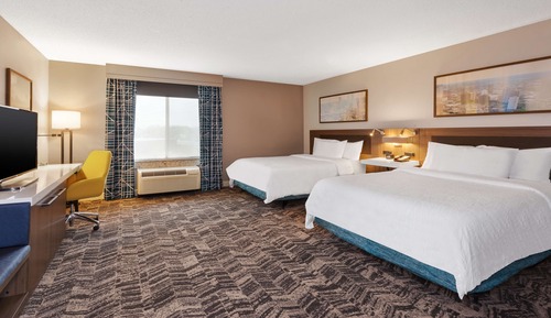 Habitación, 2 camas de matrimonio, accesible para personas con discapacidad