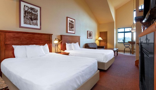 Loft, varias camas, no fumadores, vistas al campo de golf