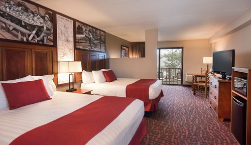 Suite junior, 2 camas de matrimonio, no fumadores, vistas al río
