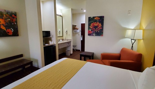 Habitación estándar, 1 cama de matrimonio grande, no fumadores, frigorífico y microondas