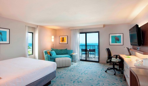 Suite junior, 1 cama de matrimonio grande con sofá cama, no fumadores, frente al mar