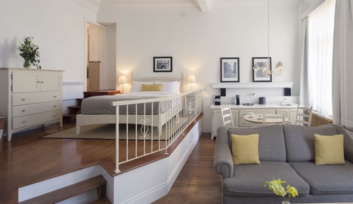 Suite, 1 cama de matrimonio con sofá cama