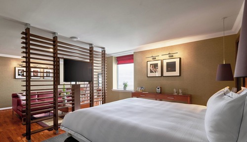 Suite, 1 cama de matrimonio grande, vistas a la ciudad (Glasshouse)