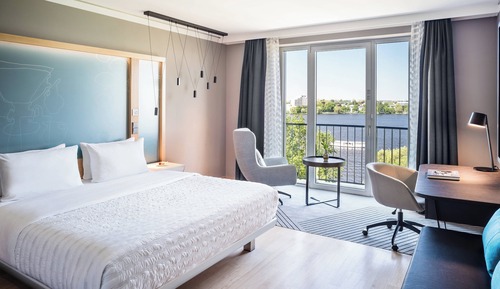 Habitación ejecutiva, 1 cama de matrimonio grande, no fumadores, vistas al lago