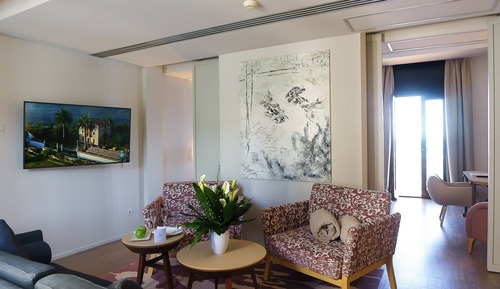 Suite presidencial, terraza, vistas al mar