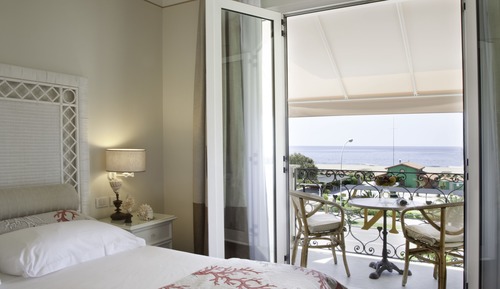 Habitación clásica doble, balcón, vistas al mar