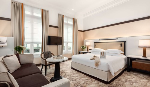 Suite junior, 1 cama de matrimonio grande con sofá cama
